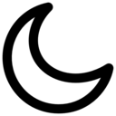 nature,night,half moon,moon phase